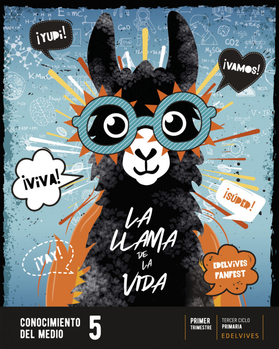 Knjiga LLAMA DE LA VIDA.CONOCIMIENTO MEDIO 5ºEP 22 FANFEST 