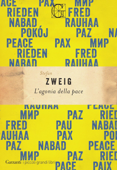 Kniha agonia della pace Stefan Zweig