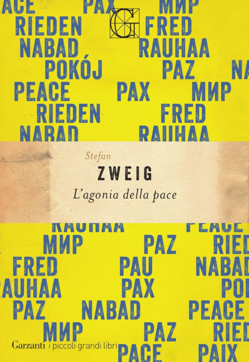 Buch agonia della pace Stefan Zweig