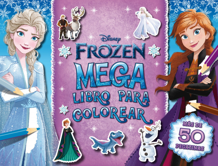 Книга FROZEN. MEGALIBRO PARA COLOREAR 2 Disney