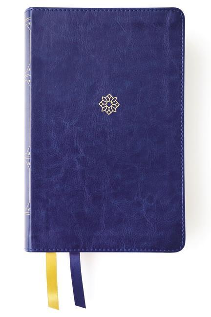 Libro NKJV, Thompson Chain-Reference Bible, Handy Size, Leathersoft, Navy, Red Letter, Comfort Print Frank Charles Thompson