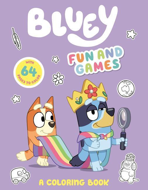 Книга Bluey: Fun and Games: A Coloring Book 