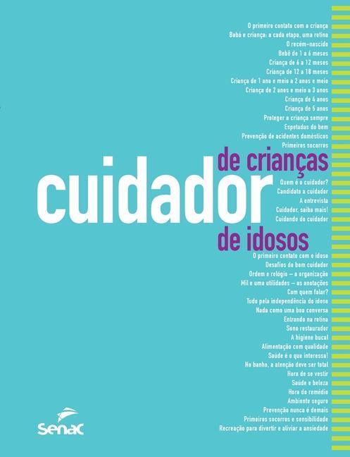 Carte Cuidador de criancas e de idosos Senac Departamento Nacional