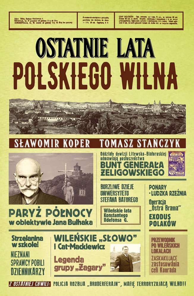 Knjiga Ostatnie lata polskiego Wilna wyd. 2022 Sławomir Koper