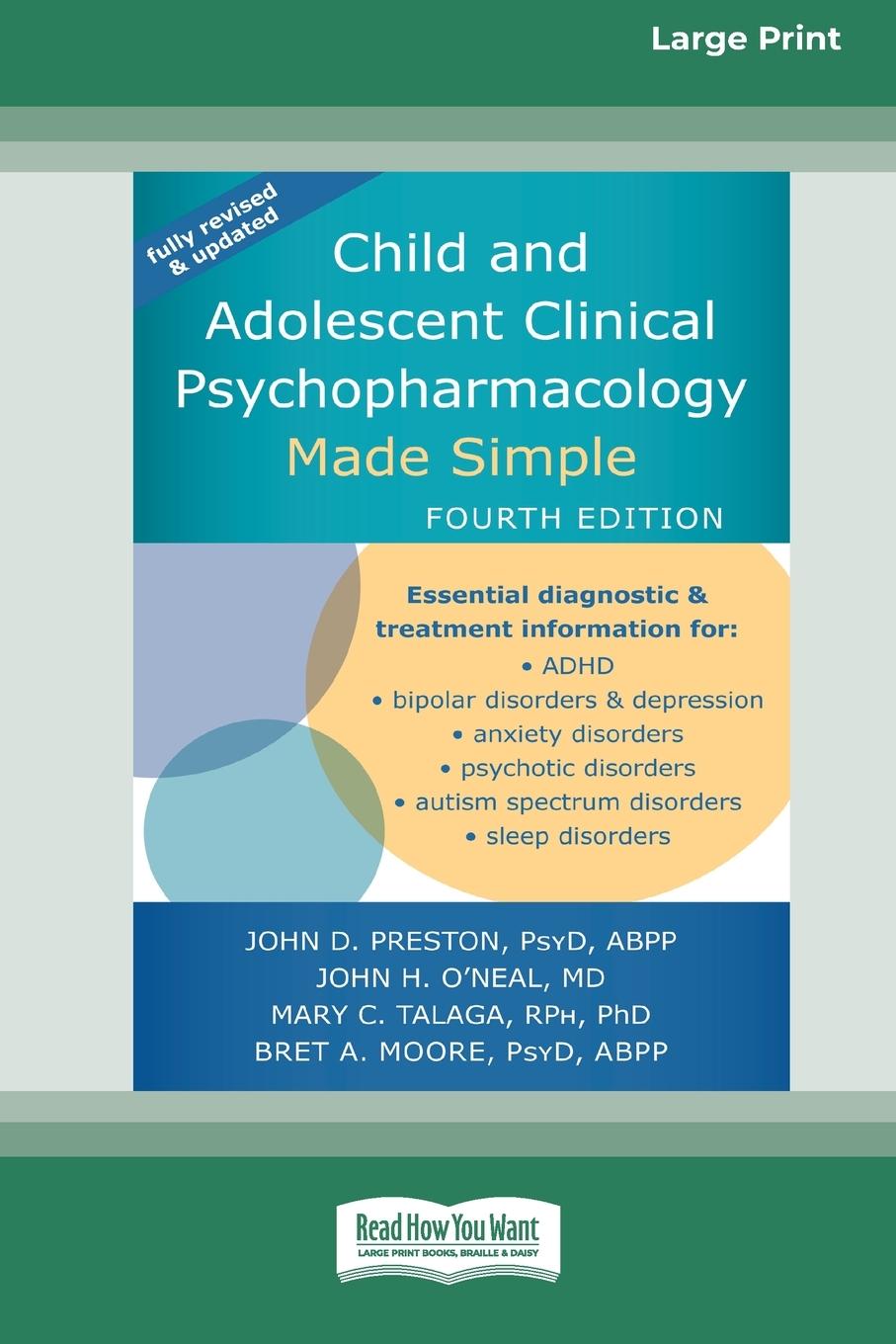 Kniha Child and Adolescent Clinical Psychopharmacology Made Simple [16pt Large Print Edition] 