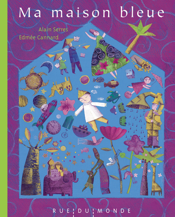 Boek Ma maison bleue Alain SERRES
