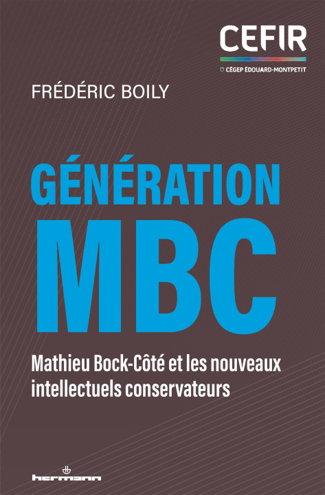 Livro Génération MBC Frédéric Boily