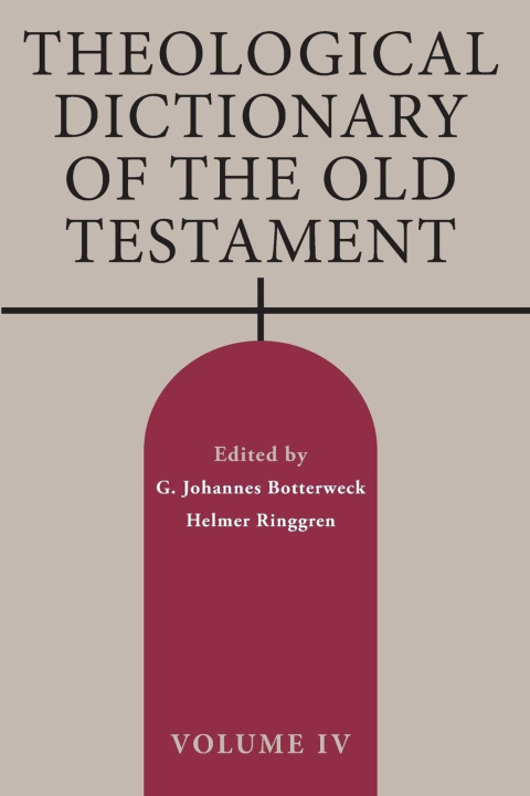 Könyv Theological Dictionary of the Old Testament, Volume IV Helmer Ringgren