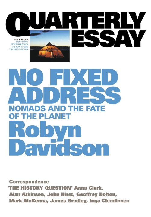 Book No Fixed Address Robyn Davidson