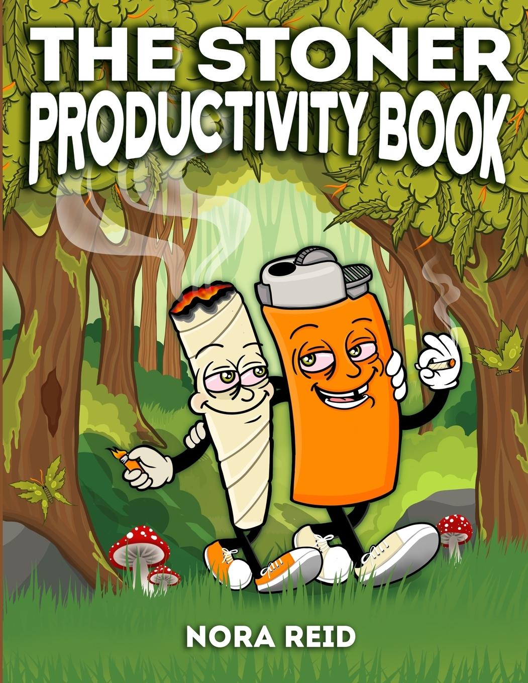 Kniha The Stoner Productivity Book - An Adult Stoner Activity Book With Psychedelic Coloring Pages, Sudokus, Word Searches and More - For Stress Relief & Re 