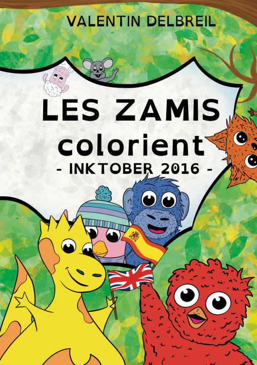 Kniha Les Zamis colorient, InkTober 2016 