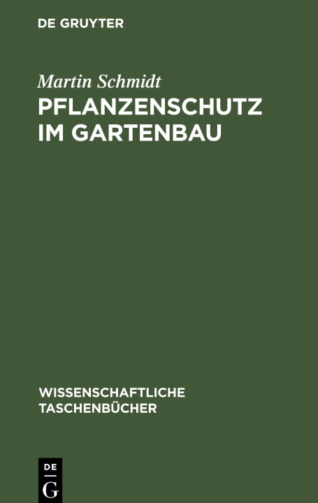 Kniha Pflanzenschutz im Gartenbau 