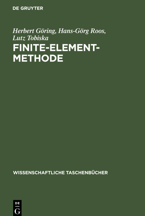 Knjiga Finite-Element-Methode Hans-Görg Roos