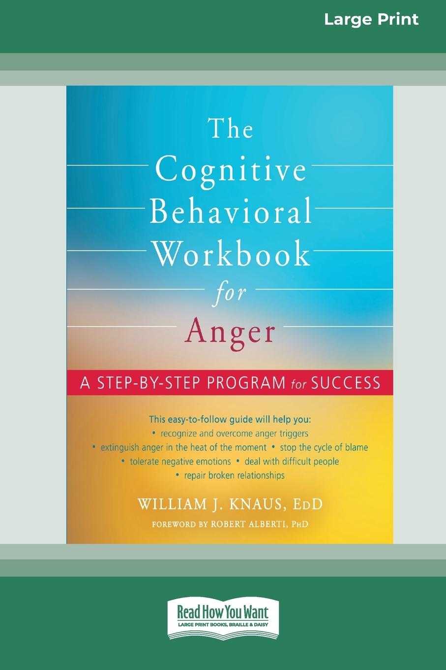 Kniha The Cognitive Behavioral Workbook for Anger 