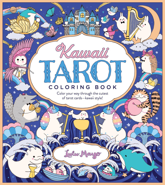 Книга Kawaii Tarot Coloring Book 