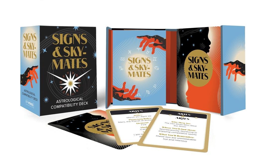 Kniha Signs & Skymates Astrological Compatibility Deck Neka King