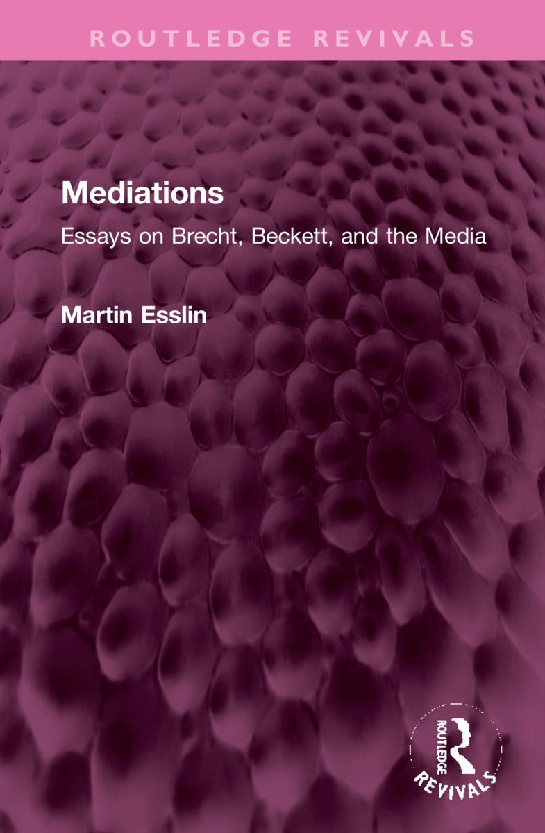 Book Mediations Martin Esslin