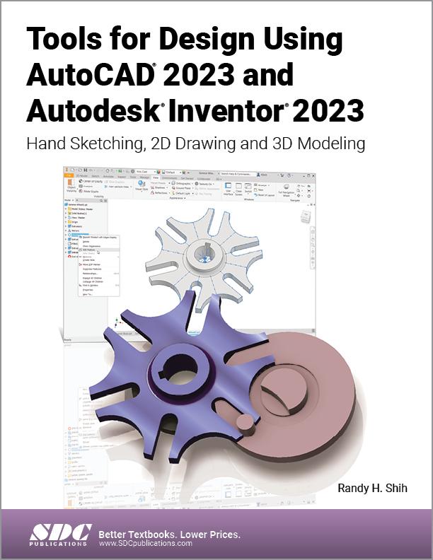 Książka Tools for Design Using AutoCAD 2023 and Autodesk Inventor 2023 