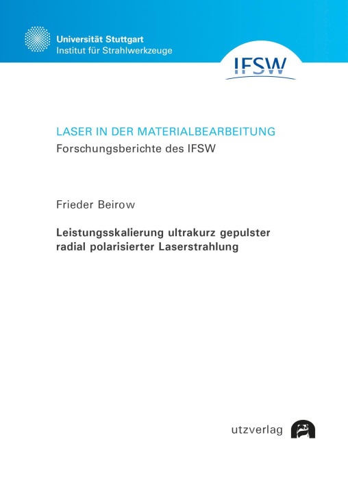 Buch Leistungsskalierung ultrakurz gepulster radial polarisierter Laserstrahlung 