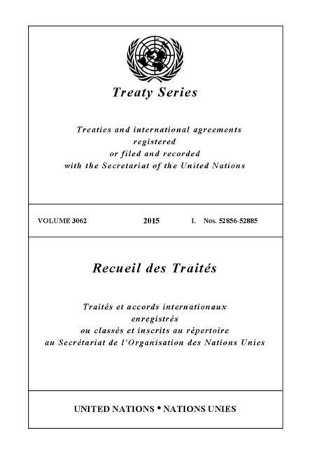 Carte Treaty Series 3062 (English/French Edition) 