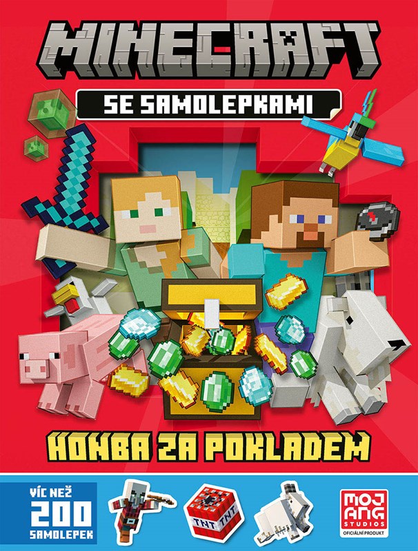 Book Minecraft Honba za pokladem 