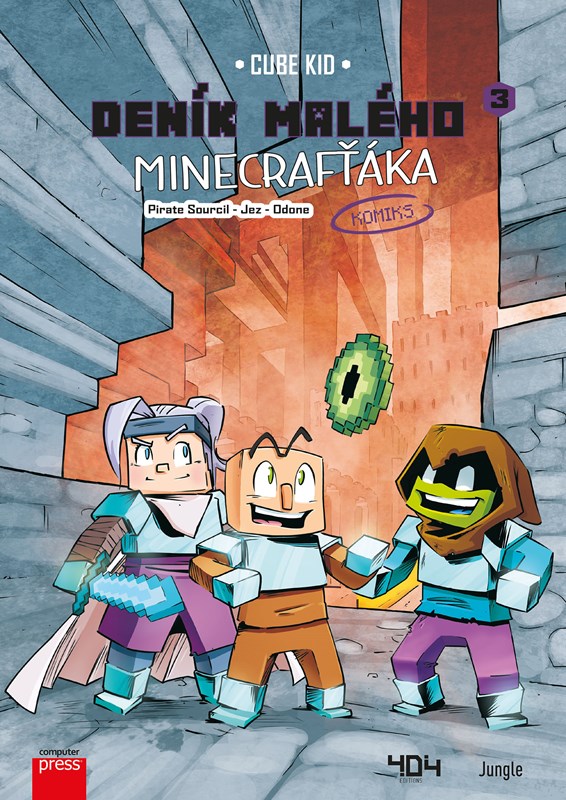Kniha Deník malého Minecrafťáka Komiks 3 Cube Kid