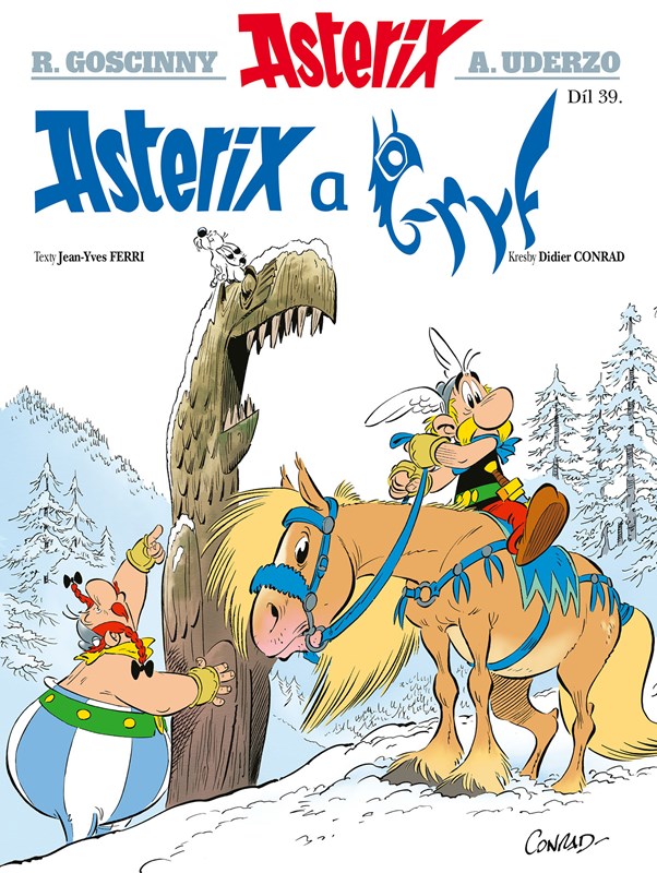 Książka Asterix 39 a gryf Jean-Yves Ferri