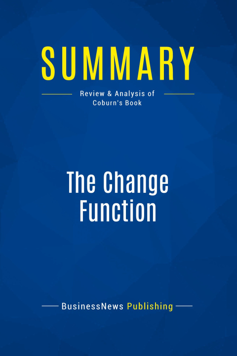 Knjiga Summary: The Change Function 