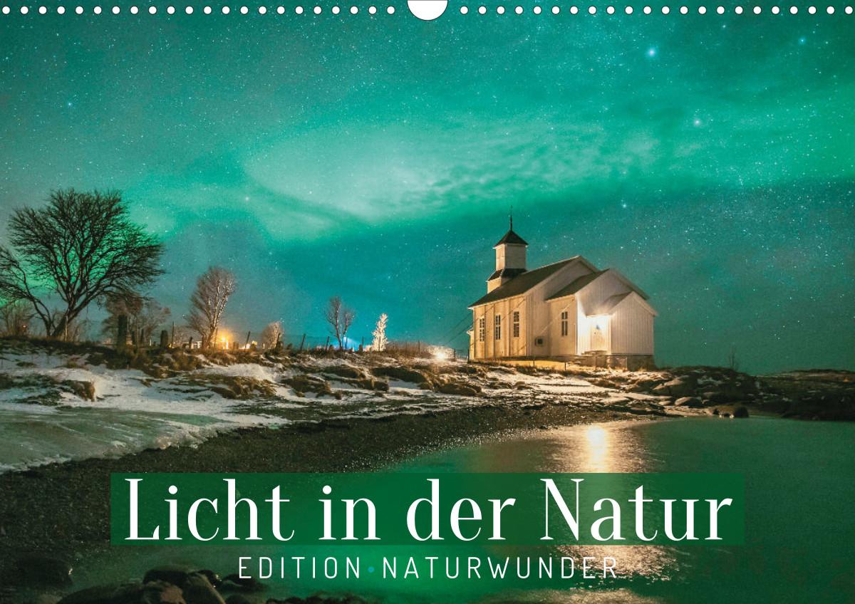 Kalendár/Diár Edition Naturwunder: Licht in der Natur (Wandkalender 2023 DIN A3 quer) 