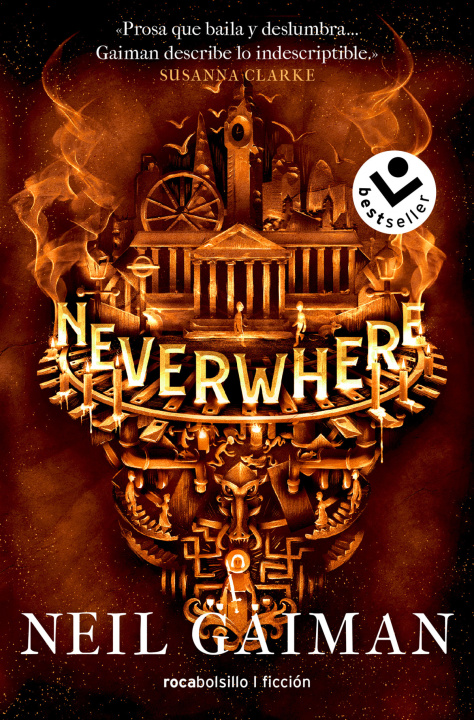 Carte NEVERWHERE Neil Gaiman