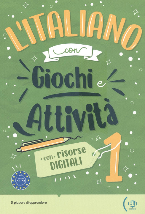 Book L'italiano con giochi e attivita 