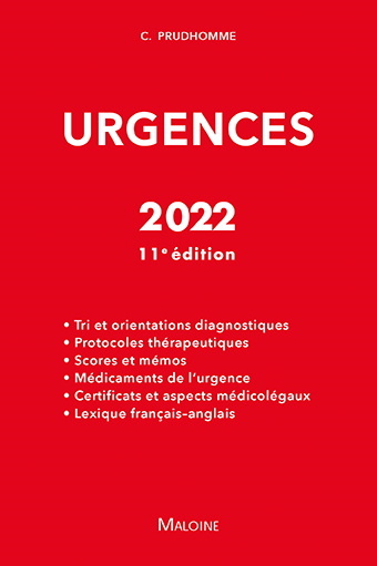 Carte Urgences, 11e ed. PRUDHOMME C.