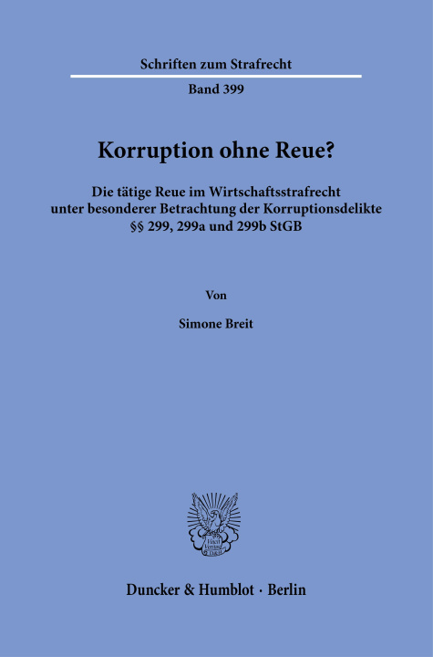 Kniha Korruption ohne Reue? 