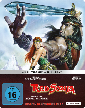 Video Red Sonja 4K, 1 UHD-Blu-ray + 1 Blu-ray (Limited Steelbook Edition) Richard Fleischer