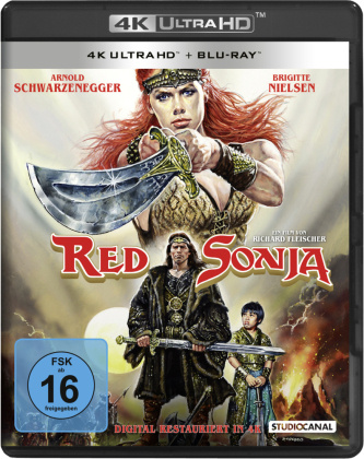 Filmek Red Sonja 4K, 1 UHD-Blu-ray + 1 Blu-ray (Special Edition) Richard Fleischer