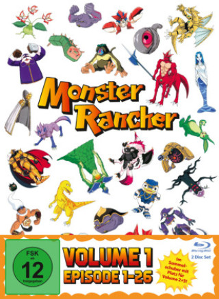 Video Monster Rancher. Vol.1, 2 Blu-ray (Sammelschuber) Hiroyuki Yano