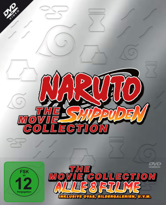 Video Naruto Shippuden - The Movie Collection, 8 DVD Hajime Kamegaki