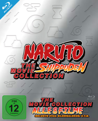 Video Naruto Shippuden - The Movie Collection, 8 Blu-ray Hajime Kamegaki