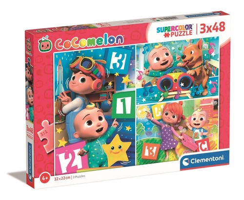 Joc / Jucărie Puzzle CoComelon 3x48 dílků 