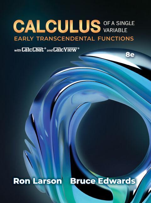 Kniha Student Solutions Manual for Larson/Edwards' Calculus of a Single Variable: Early Transcendental Functions, 8th 