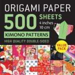 Calendar / Agendă Origami Paper 500 sheets Kimono Patterns  4" (10 cm) 