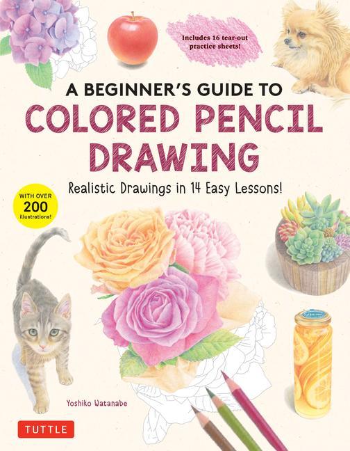 Buch A Beginner's Guide to Colored Pencil Drawing: Realistic Drawings in 14 Easy Lessons! (with Over 200 Illustrations) 