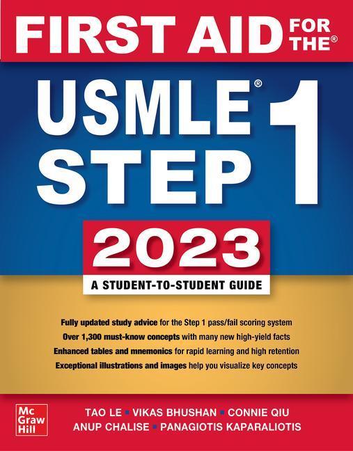 Book First Aid for the USMLE Step 1 2023, Thirty Third Edition Matthew Sochat