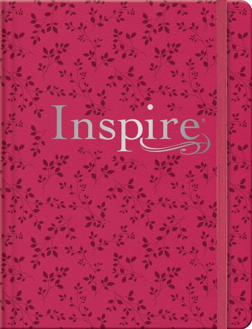 Carte Inspire Bible Nlt, Filament Enabled Edition (Hardcover Leatherlike, Pink Peony): The Bible for Coloring & Creative Journaling 