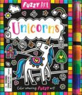 Kniha Fuzzy Art Unicorns Jayne Schofield