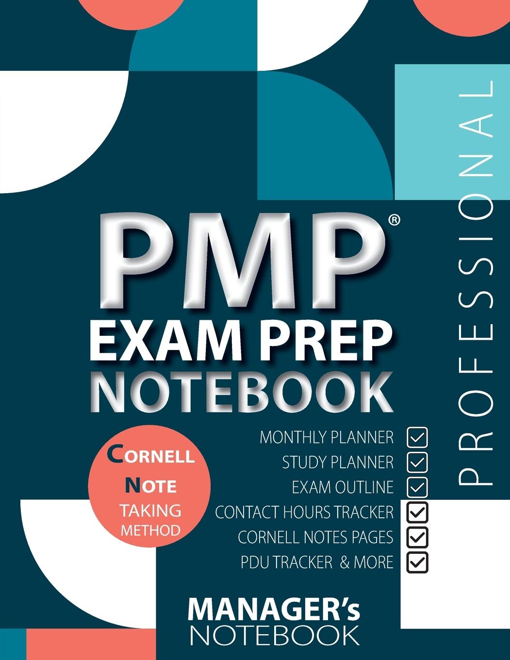 Carte PMP Exam Prep Notebook, PMP Exam Study Plan Notebook, PMP Exam Note-Taking Notebook, Project Management Certification Exam Prep & Learning Study Sched 