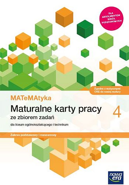 Книга Nowe matematyka 4 maturalne karty pracy zakres podstawowy i rozszerzony Opracowanie zbiorowe