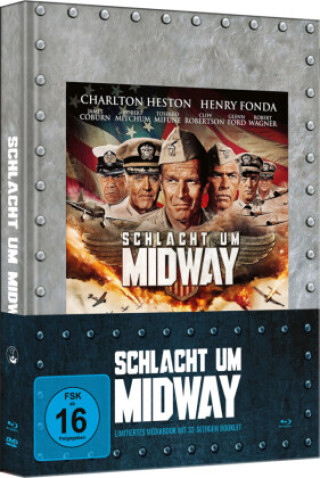 Wideo Schlacht um Midway, 1 Blu-ray + 1 DVD (Cover C Limited Mediabook) Charlton Heston