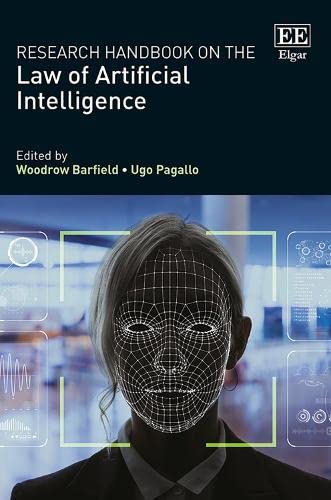 Carte Research Handbook on the Law of Artificial Intelligence Woodrow Barfield