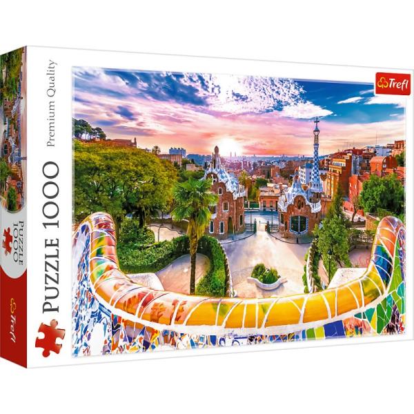 Game/Toy Puzzle 1000 Zachód słońca nad Barceloną, Hiszpania 10711 